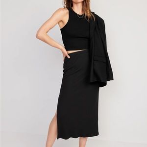 Old Navy On Rib-Knit Maxi Skirt